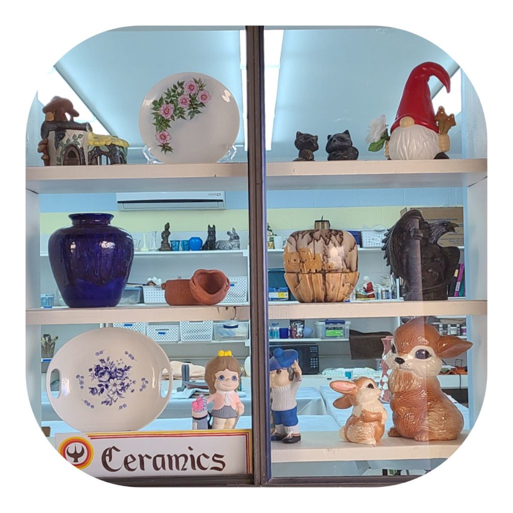 Ceramics Club display