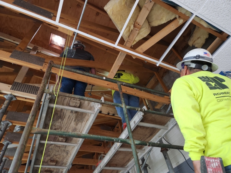 Rec Hall Truss Repair