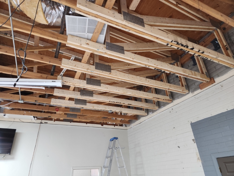 New Truss Scab in place