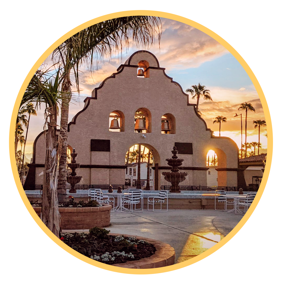 Roadhaven Resort belltower