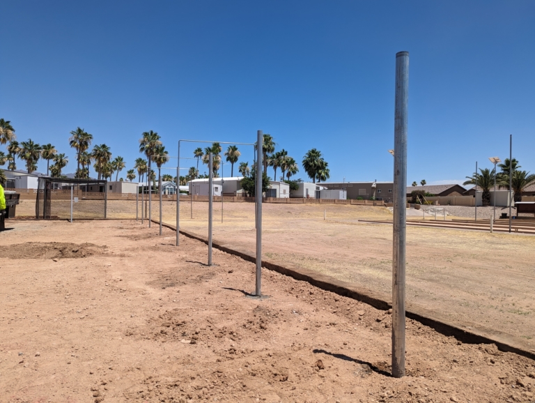 Fence installation