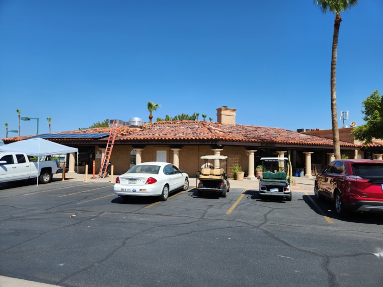 Solar panel project on Aztec Building