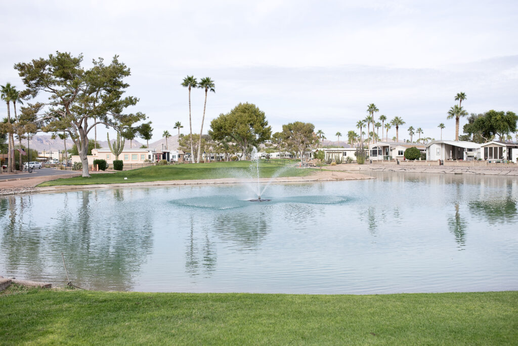 Roadhaven Resort pond