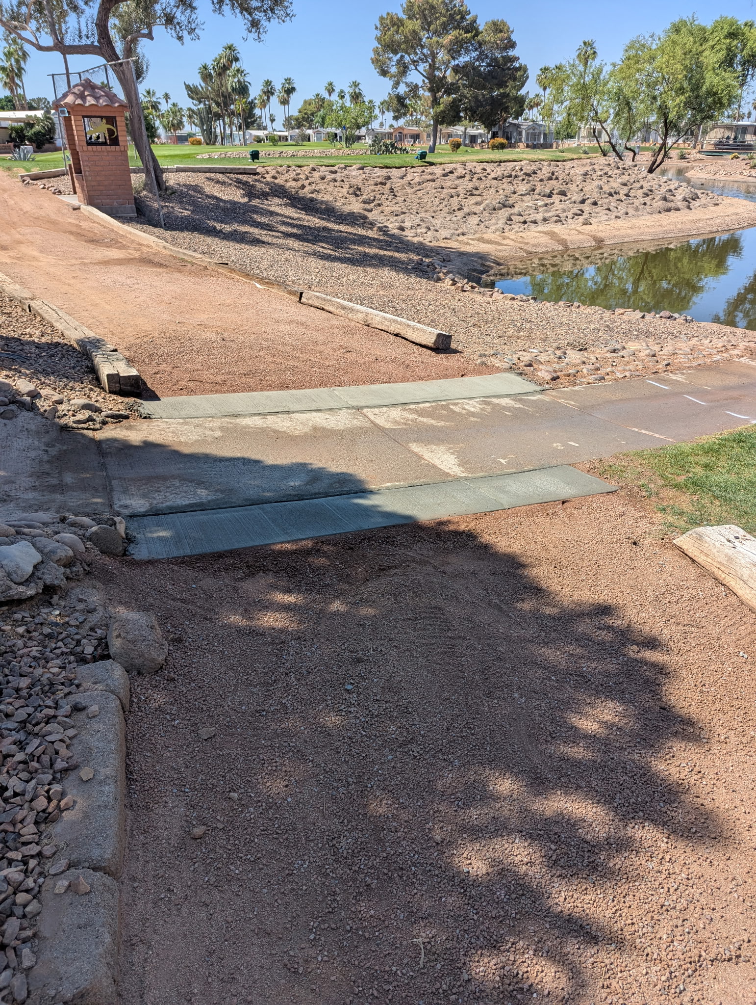Golf Course Drainage Path