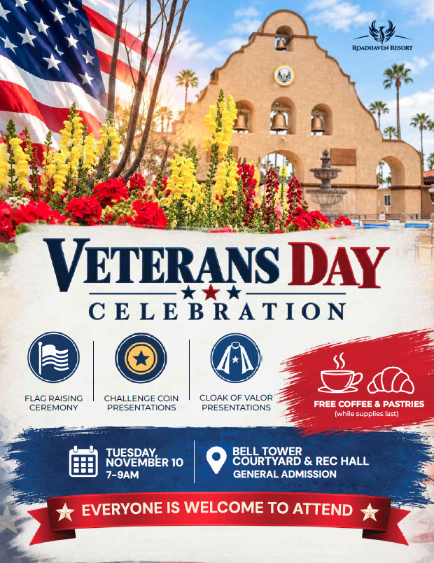Veterans Day Celebration event flyer