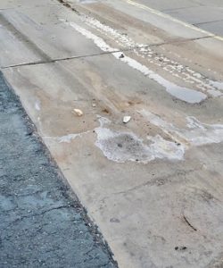 Motor Oil dumped in roll off