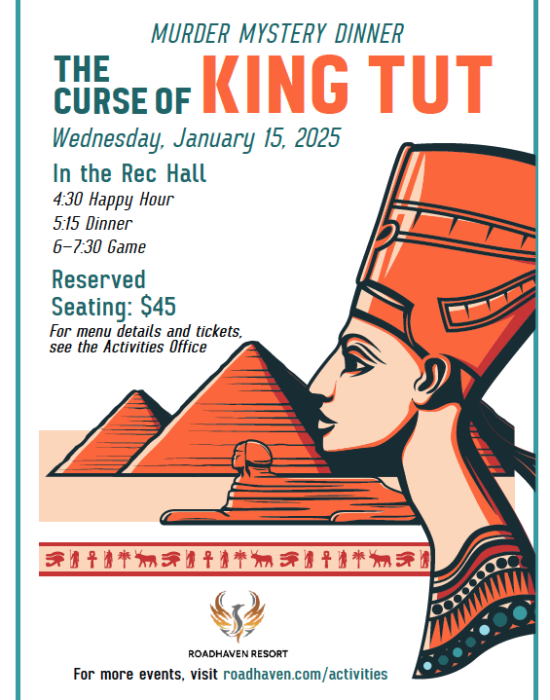 Murder Mystery Dinner - The Curse of King Tut